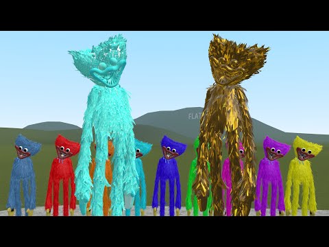 NEW DIAMOND HUGGY WUGGY VS GOLDEN HUGGY WUGGY!! Garry's Mod [Poppy Playtime]