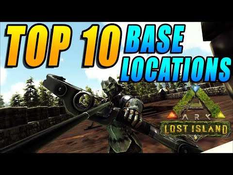 *NEW* Top 10 BEST HIDDEN Base Locations On LOST ISLAND – Ark Survival Evolved