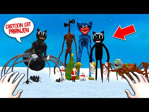 NOUL CARTOON Cat Paianjen + HUGGY la 1 DIMINEATA!