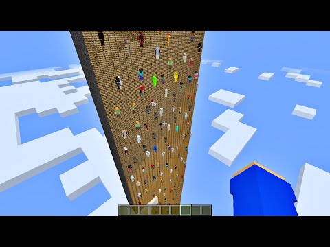 O PRIMEIRO QUE SUBIR ATÉ O TOPO GANHA 1000 REAIS no MINECRAFT