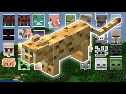 OCELOT VS ALL MOBS | MINECRAFT
