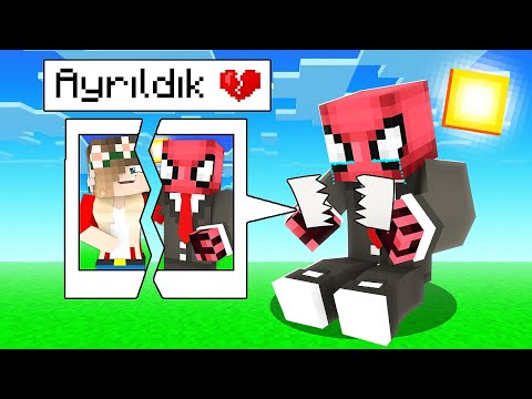 ÖRÜMCEK KIZ İLE AYRILDIK 💔 – Minecraft