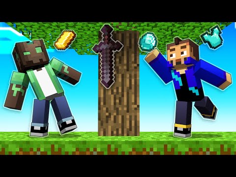 Paso MINECRAFT pero LAS HOJAS DE LOS ARBOLES ESTÁN CHETADAS!