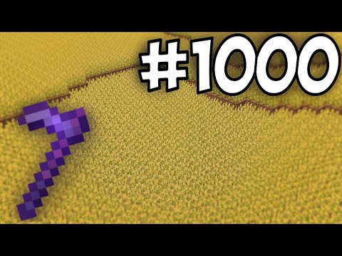 PLANTÉ 10,000 de TRIGO en Minecraft Survival…
