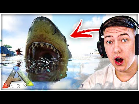 PRIPITOMLJAVAM OGROMNOG MEGALODONA!! Ark Survival Evolved w/Noobs