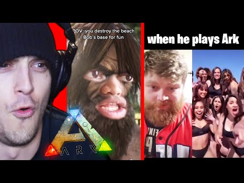 Reacting To BEST OF #ARKMEMES 2021 (ark survival evolved)