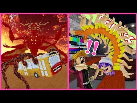 Roblox กลายเป็นตะขาบ VS Garry's Mod รถบัสจอมเขมือบกับพระเจ้าใหม่ bus eater vs The New God Trollge