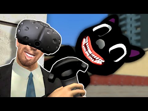 Running from Monsters in Gmod VR! – Garry's Mod Multiplayer Gameplay
