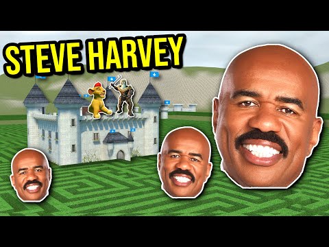 RUNNING FROM STEVE HARVEY IN MAZE!! (Garry's Mod)