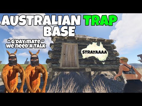 RUST | ANNOYING TRAP BASE on AUSTRALIAN SERVERS !