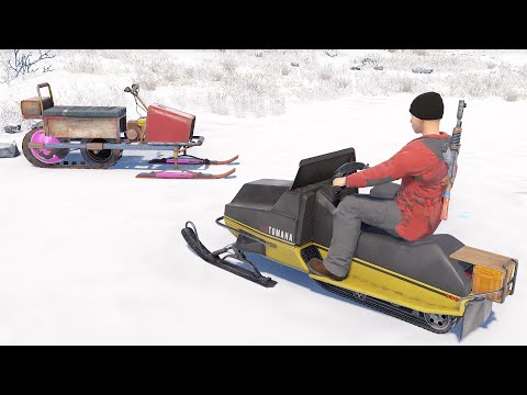Rust – Снегоход! Первый обзор!