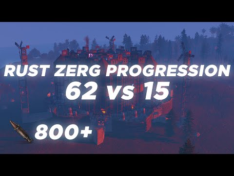 RUST – HOW .ΛT PROGRESSES ON VITAL // 62 VS 15 800+ ROCKETS // ZERG PROGRESSION #VTM