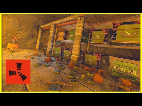 Rust Raids: GETTING PAST THE CAVE TRAPS | **PROFIT**