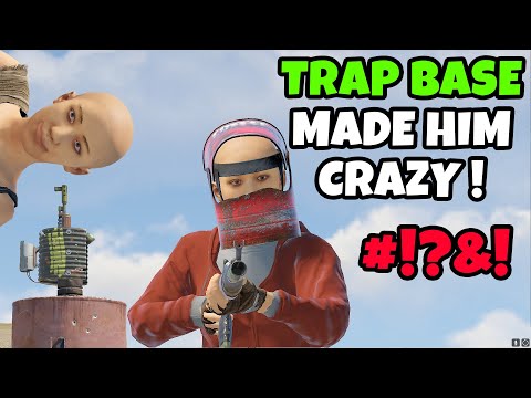 RUST | THIS TRAP BASE MADE HIM INSANELY TOXIC !