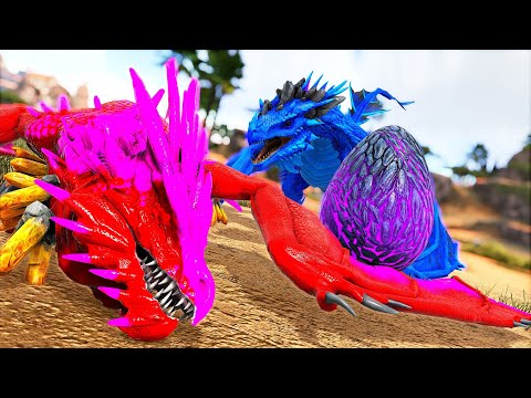SALVEI UMA LINDA DRAGÃO WYVERN QUE CAIU DO NINHO E QUEBROU A ASA – Ark Survival Evolved – Dinossauro