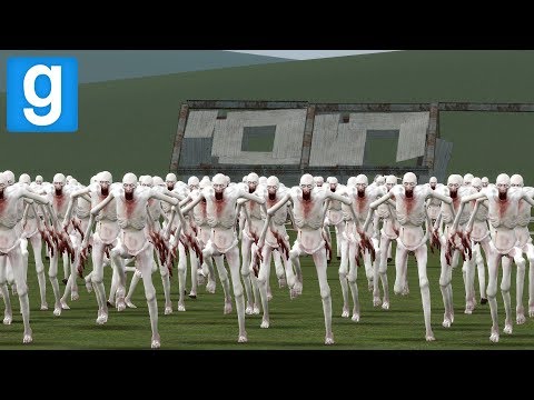 SCP-096 HORDE VS TOWERS! – Garry's mod Sandbox