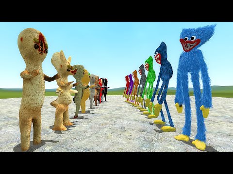 SCP-173 vs HUGGY WUGGYS!! Garry's Mod [Poppy Playtime vs SCP Foundation]