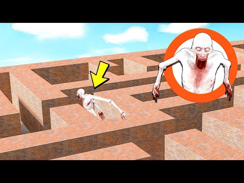 SCP СКРОМНИКТАН ҚАШТЫҚ!! ЛАБИРИНТТЕН ШЫҒУ!! +МУВИ | GARRY'S MOD