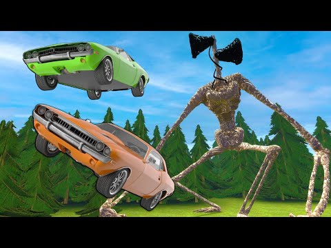 Siren Head 2.0 Ruined Our Street Race in Gmod! (Garry's Mod Multiplayer Survival)