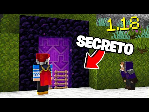 SUPER PASSAGEM SECRETA DENTRO DO PORTAL DO NETHER NO MINECRAFT 1.18 – Creative Squad II 14