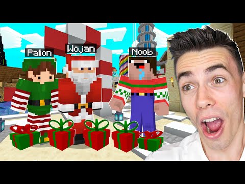 ŚWIĘTY MIKOŁAJ i ELF PRANK NA NOOBKU w Minecraft!