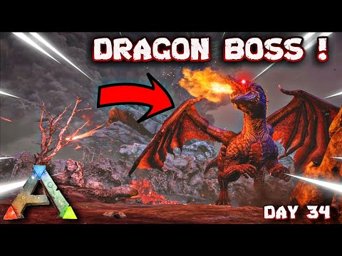 T-REX ARMY VS DRAGON BOSS FIGHT ! | ARK Survival Evolved DAY 34 In HINDI | IamBolt Gaming
