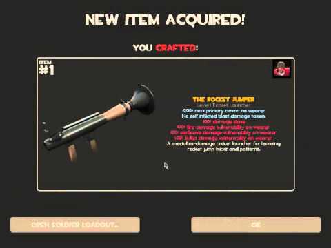Team Fortress 2 Crafting the Rocket Jumper