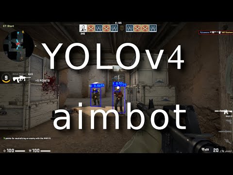 TensorFlow YOLOv4 Counter-strike Global Offensive real-time aim-bot