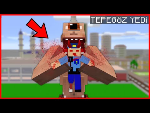 TEPEGÖZ KORKUNÇ POLİSİ YEDİ! 😱 – Minecraft ZENGİN FAKİR HAYATI