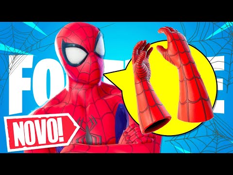 Testei a NOVA TEIA DO HOMEM ARANHA no FORTNITE