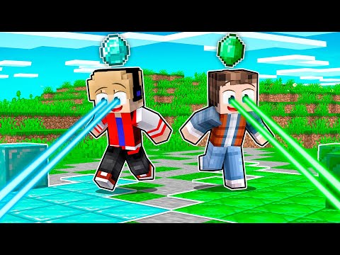 TESTEI OS NOVOS LASERS DE MINÉRIOS ADICIONADOS NO MINECRAFT !