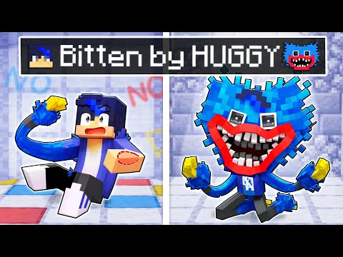 The Boy BITTEN By HUGGY In Minecraft!