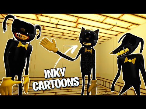 THE CARTOONS GET INKY ✒️ Bad Trevor Henderson Dupes (Garry's Mod)