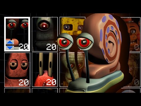 The Gary from SpongeBob has joined in UCN! SpongeBob + FNaF! (UCN Mods)