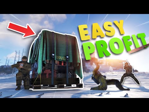 The LUCKY AIRDROP that GAVE ME a PERFECT START! – Rust Solo Survival #1