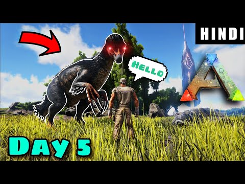 THIS DINOSAUR IS VERY STRONG ! | ARK Survival Evolved DAY 5 In HINDI | IamBolt Gaming