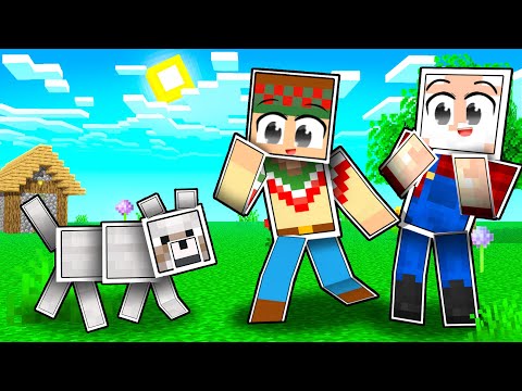 TODO SE VOLVIO DE PAPEL en MINECRAFT 😱😂 MINECRAFT de PAPEL con SILVIOGAMER