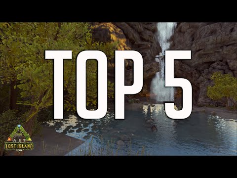 Top 5 BEST BASE Locations For LOST ISLAND – Ark Survival Evolved