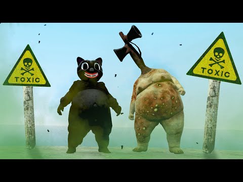 TOXIC & CHUNKY – New Cartoon Cat & Siren Head! (Garry's Mod)