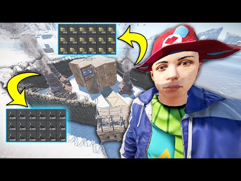 TÜM KAPILARI AÇIK KLAN BASESİNİ SOLO RAİDLEDİM ! (ZENGİN OLDUM) ! Rust Türkçe Solo