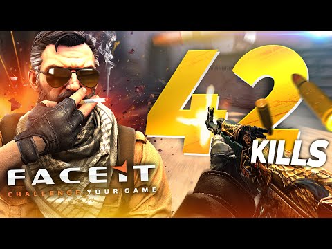 UNE GAME DE MALADE 🥵 42 kills SUR FACEIT ! (CS:GO FR)