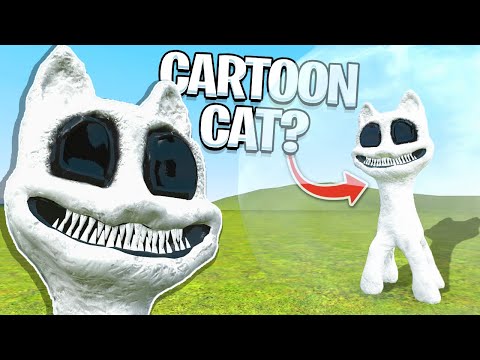 WHITE CARTOON CAT (Garry's Mod)