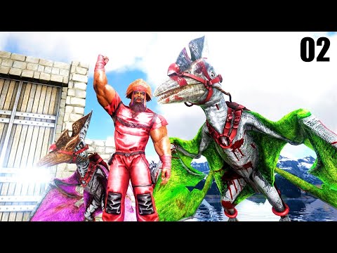 WORLDS LARGEST GIANT PTERANODON! | ARK Omega Fjordur | ARK SURVIVAL EVOLVED MODDED E02