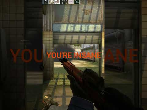 You're Insane! #Shorts (Counter Strike Global Offensive)