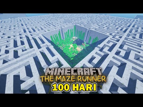 100 Hari di Minecraft THE MAZE RUNNER❗️❗️bertahan Hidup di LABIRIN RAKSASA❗️❗️ (Part 1)