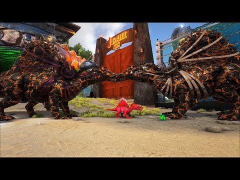 ARK SURVIVAL EVOLVED: baby Spinosaurus Nham Thạch