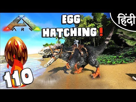 ARK Survival Evolved : "Egg Hatching Yutyrannus" Ep 110 wt Akan22 • In Hindi •