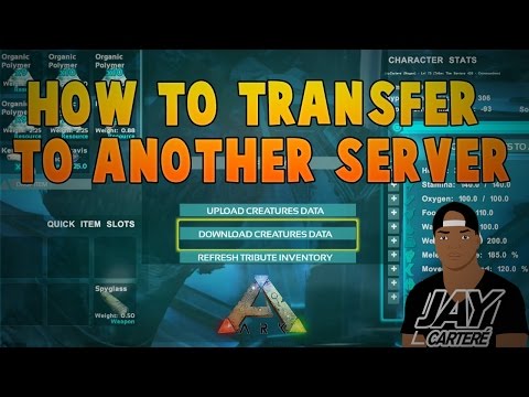 Ark Survival Evolved PS4 Tutorial – How to Transfer a Character / Dinosaur To Another Server on PS4