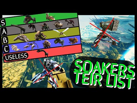 ARK Survival Evolved Soakers Tier List | What are the best raiding dinosaurs ranked!
