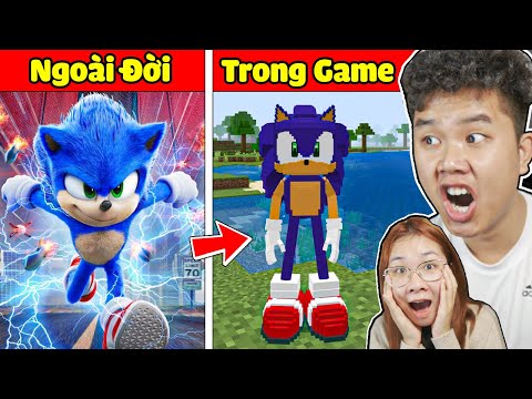 bqThanh Cùng Ốc REACTION Nhím SONIC Với SONIC.EXE Ngoài Đời và Trong Minecraft Trông Như Nào ???